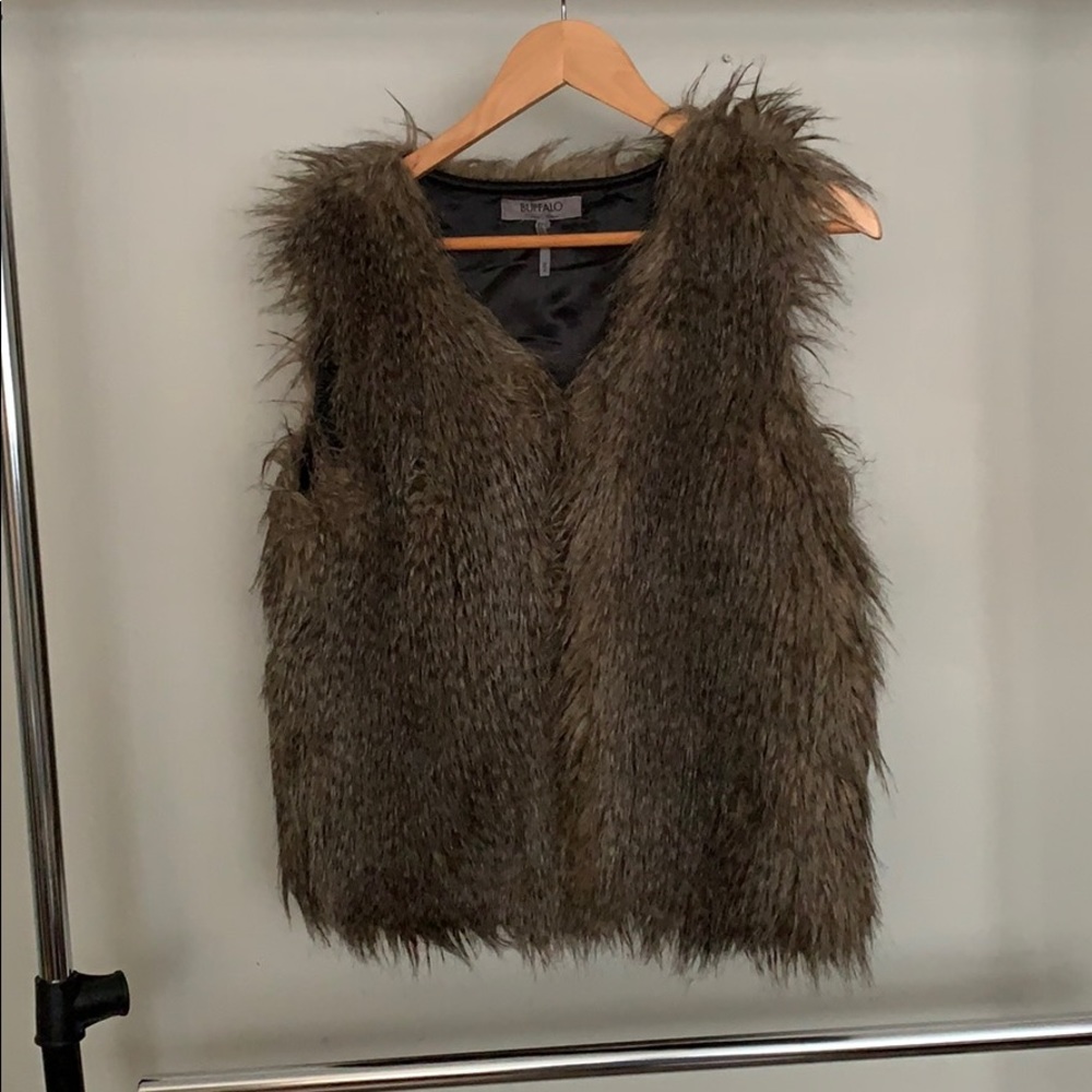 Buffalo faux fur vest